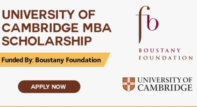 2025 Boustany Foundation MBA Scholarship at Cambridge University